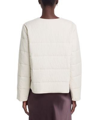 Round Neck Quilted Jacket