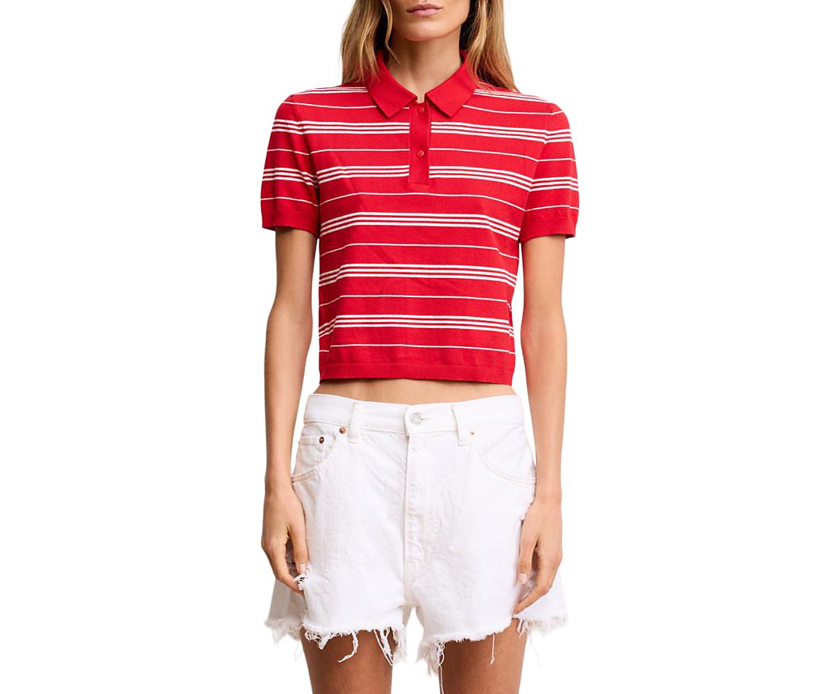 Denimist Shrunken Polo Sweater