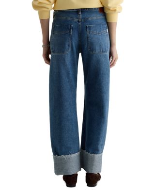 Mercer High Rise Cuffed Barrel Jeans in 11 Years Enrich