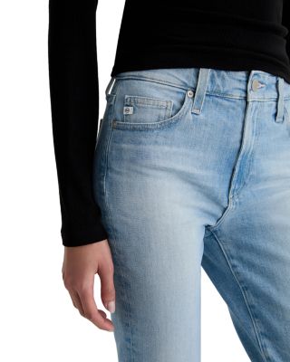 Mari Mid Rise Slim Straight Crop Jeans in Cruiser