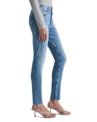 Farrah Mid Rise Skinny Ankle Jeans in American West