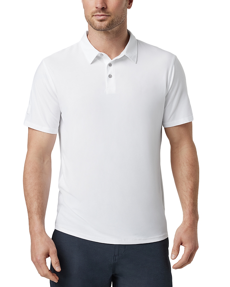 Vuori Strato Tech Polo Shirt in Navy Heather