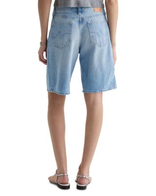 Hattie High Rise Denim Bermuda Shorts