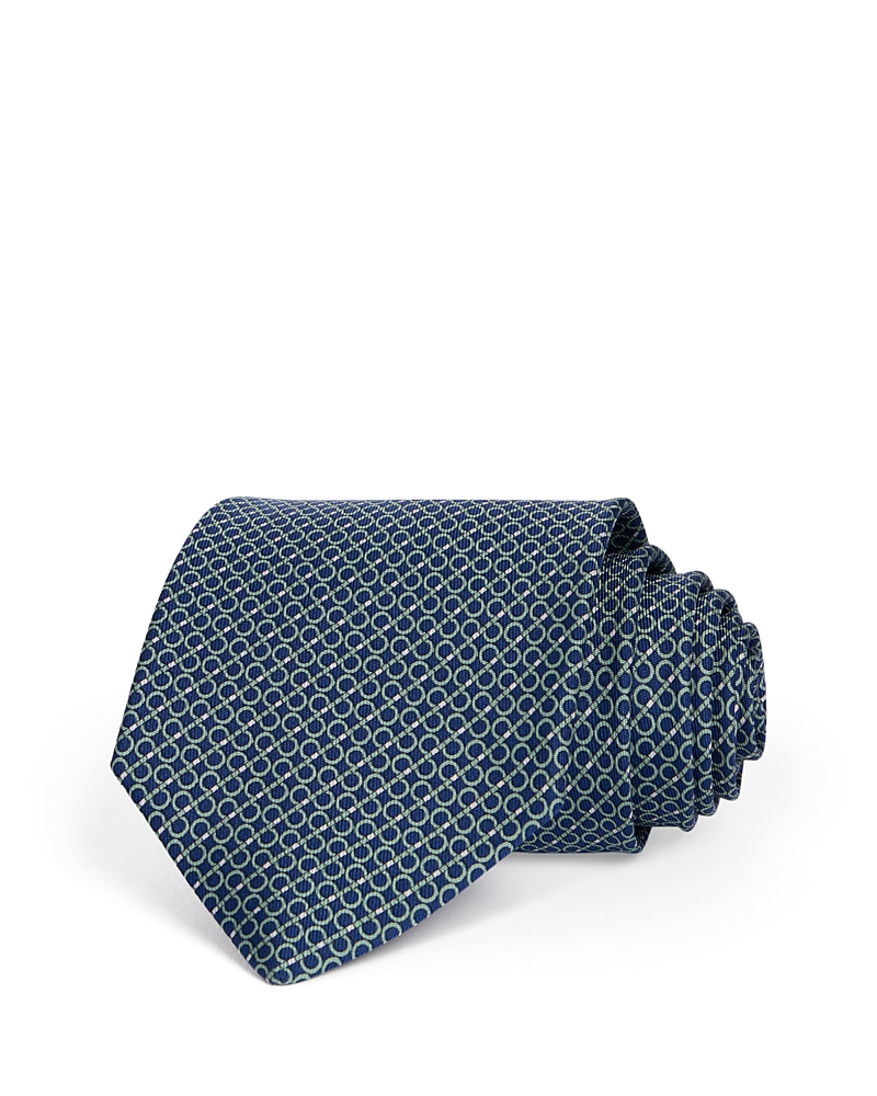 Ferragamo Silk Classic Gancini Chain Tie · OS