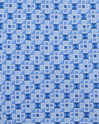 Silk Classic Gancini Grid Pattern