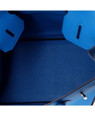 Birkin 30 Handbag Blue Epsom with Gold Hardware