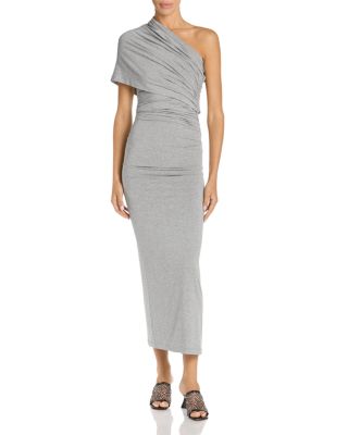 One Shoulder Twisted Dress