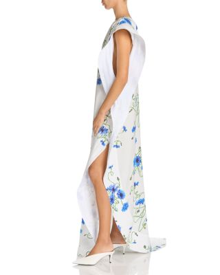 Envers Satin Asymmetrical Dress