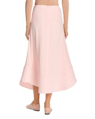 Silk Midi Skirt