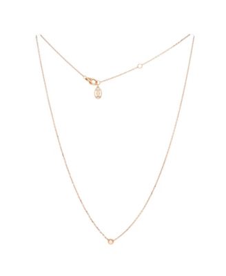  XS Cartier D'Amour Pendant Necklace 18K Rose Gold with Diamond, 16.25"