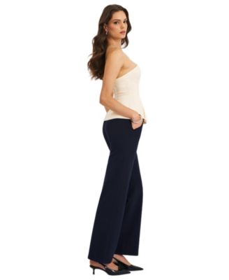  Yanin Low-Rise Straight Leg Pants