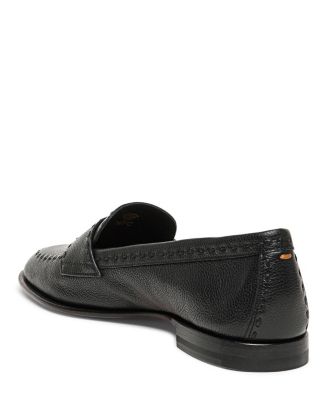  Women's Tumbled Leather Penny Loafer