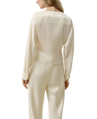  YING Jacquard Silk Blouse