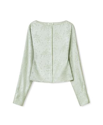 YING Jacquard Silk Blouse