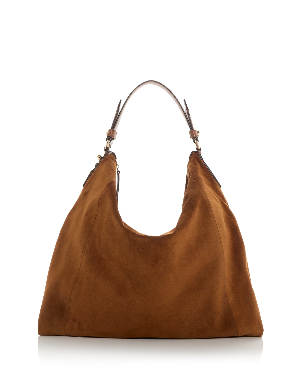 Ana Suede Hobo Shoulder Bag