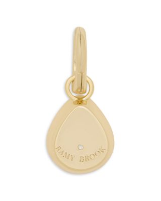 Birthstone Imitation Amethyst Charm