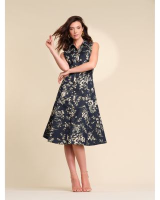 The Gaby Denim Burnout Dress