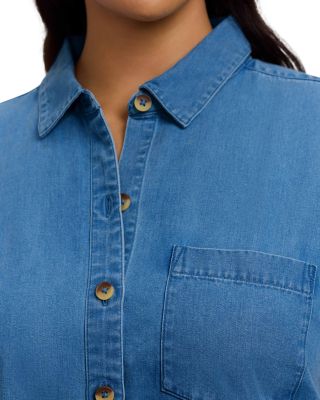 Abigail Short Sleeve Denim Shirt