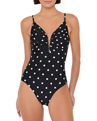 V Wire One Piece Swimsuit