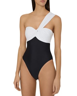 Betsy Color Block One Piece Swimsuit