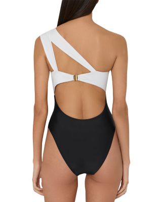 Betsy Color Block One Piece Swimsuit