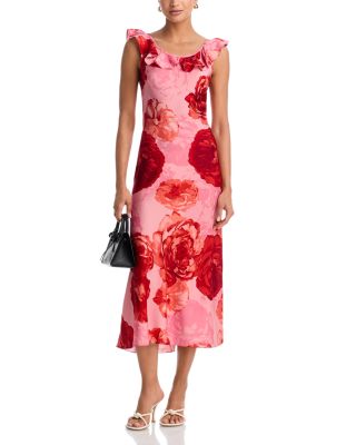 Scarlett Ruffle Neck Dress