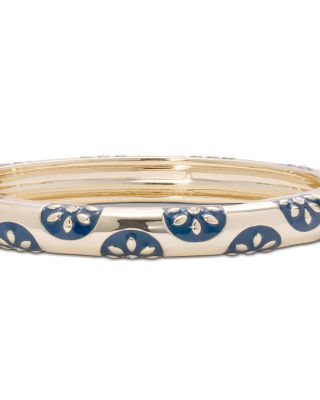 Aria Pav&eacute; Flower Small Bangle Bracelet