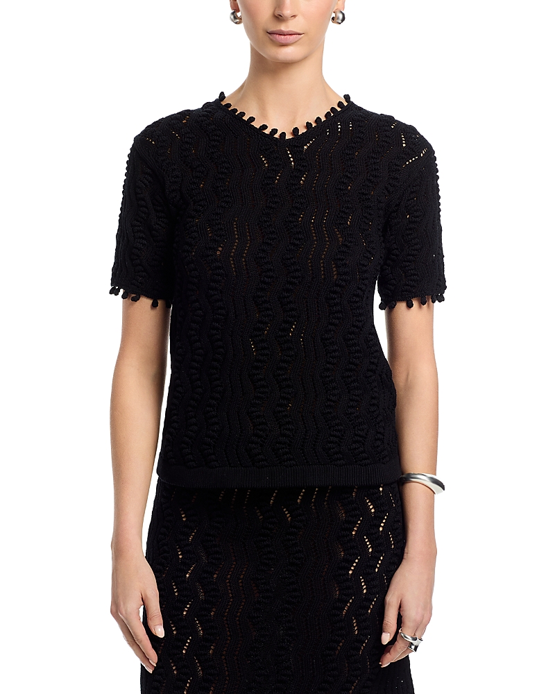 Jil Sander Pom Pom Short Sleeve T Shirt