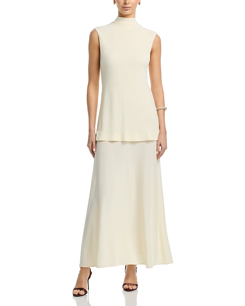 Jil Sander Double Layer Mid Length Dress