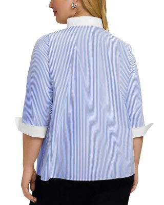 Tammy 3/4 Sleeve Stripe Shirt
