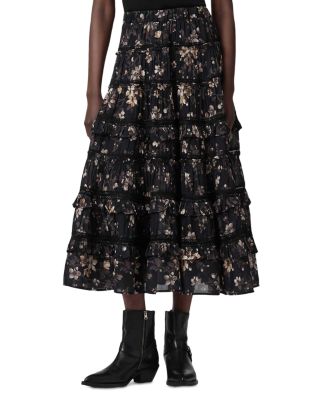 Allsaints Talia Midi Skirt