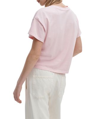 Distressed Washed Kelly Boxy Tee