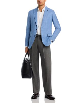 Slim Fit Tonal Plaid Sport Coat