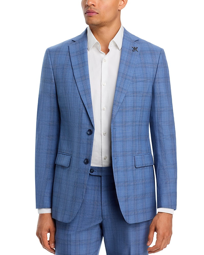 John Varvatos Star Usa Slim Fit Plaid Suit Jacket