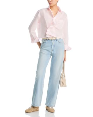 Long Sleeve Cropped Shirt