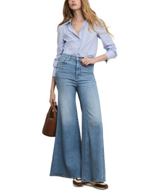 Jesse High Rise Ultra Flare Leg Jeans in Big Splash