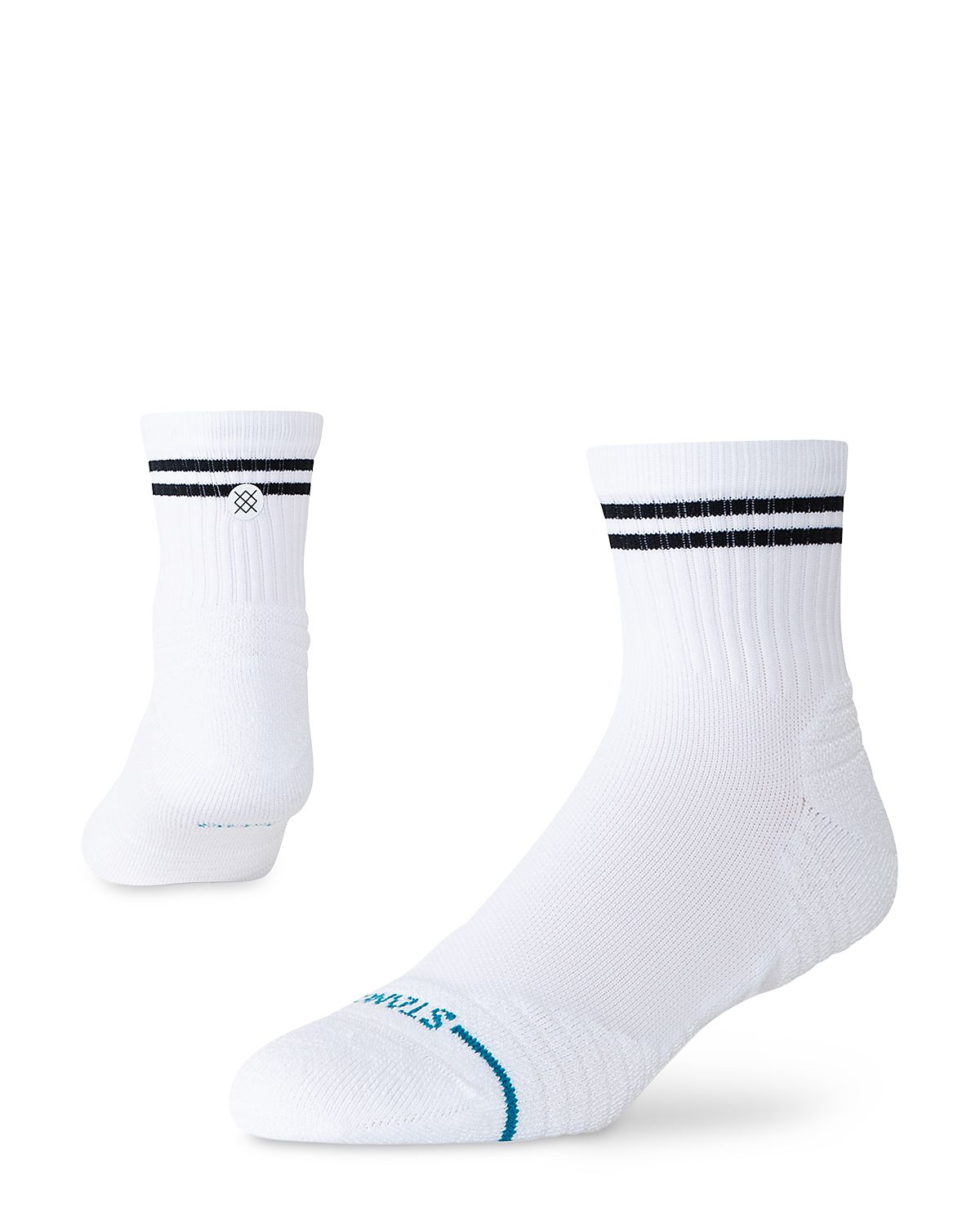 Stance Lined Up Mid Quarter Socks