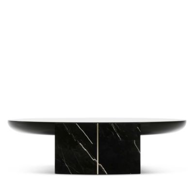 Overlap Round Cocktail Table, Dark