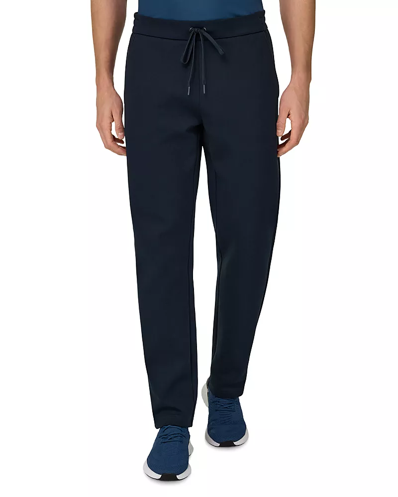 Boggi Milano Pants in Lightweight Cotton Blend Scuba