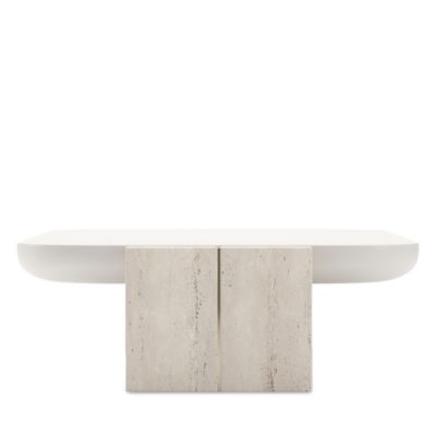 Overlap Rectangle Cocktail Table, Light