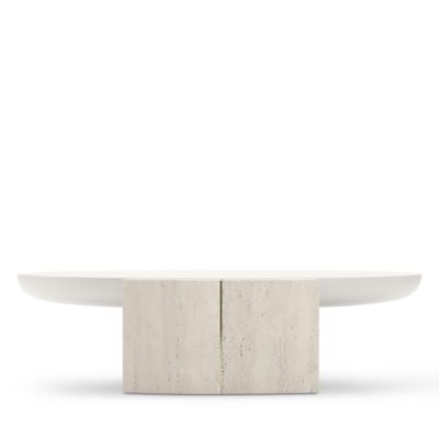 Overlap Round Cocktail Table, Light