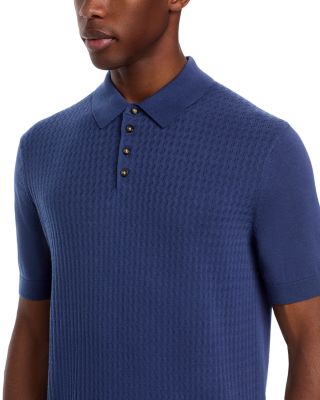 Pointelle Short Sleeve Sweater Polo - Exclusive
