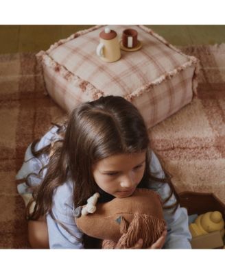 Tartan Handloom Pouf
