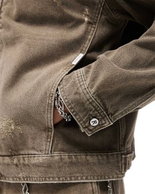 Collared Denim Jacket