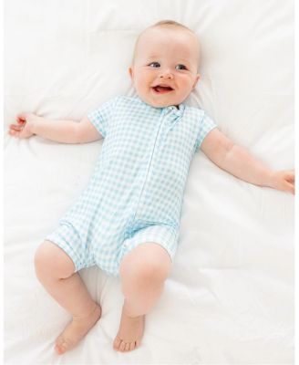  Boys' Harbor Gingham Bamboo Sleeper - Baby