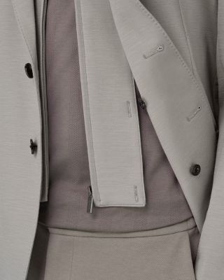 Wool Sweatshirt Jacket