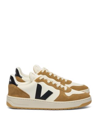 Men's V-10 Low Top Leather Sneakers