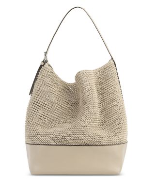 Woven Leather Tote Bag