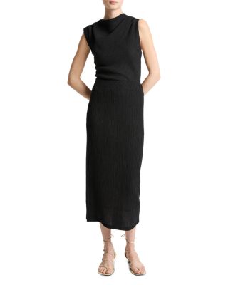 Shadow Grid Midi Skirt