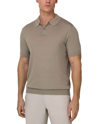 Knitted Polo Shirt in Superfine Merino Wool